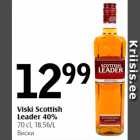 Allahindlus - Viski Scottish
Leader 40%
70 cl