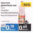 Allahindlus - Aura Fruit
gaseerimata vesi
1,5 L