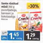 Allahindlus - Sante röstitud
müsli 350 g