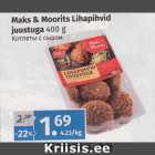 Allahindlus - Maks & Moorits Lihapihvid 
juustuga 
400 g