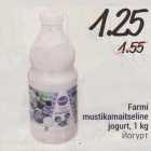 Farmi mustikamaitseline jogurt, 1 kg