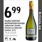 Allahindlus - Itaalia kaitstud päritolunimetusega vahuvein Zonin Prosecco Special Cuvee