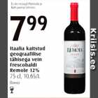 Itaalia kaitstud geograafilise tähisega vein Frescobaldi Remole 12%, 75 cl