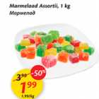 Allahindlus - Marmelaad Assortii, 1 kg