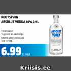 Allahindlus - ROOTSI VIIN ABSOLUT VODKA