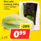 Allahindlus - Rimi salat
Cosberg, 250 g