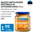 SALVEST KARTULIPUDER RÖSTSIBULA JA SUITSURIBILIHAGA 530 G