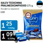 KALEV TEEKONNA PRALINEEKOMPVEKID 175 G