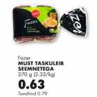 Allahindlus - Must taskuleib seemnetega 270g