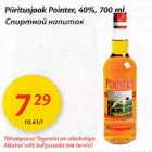 Allahindlus - Piiritusjook Pointеr, 40%, 700ml