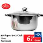 Allahindlus - Keedupott Let´s Cook 24 cm