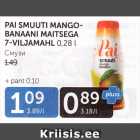 PAI SMUUTI MANGO-BANAANI MAITSEGA 7-VILJAMAHL 0,28 L