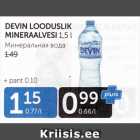 Allahindlus - DEVIN LOODUSLIK MINERAALVESI 1,5 L