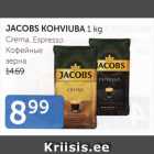 Allahindlus - JACOBS KOHVIUBA 1 KG