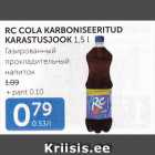 Allahindlus - RC COLA KARBONISEERITUD KARASTUSJOOK 1,5 L