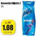 Allahindlus - Raseerija Gillette 2, 5 tk