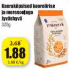 Kaeraküpsised kooreiirise ja meresoolaga Jyväshyvä 320 g