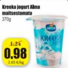 Kreeka jogurt Alma maitsestamata 370 g