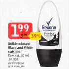 Rulldeodorant
Black and White
naistele