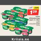 Allahindlus - Activia
bifidobakteritega
jogurt, 4 x 120 g*