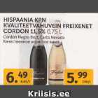 Allahindlus - HISPAANIA KPN KVALITEETVAHUVEIN FREIXENET CORDON 11,5%, 0,75 L