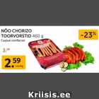 Allahindlus - NÕO CHORIZO TOORVORSTID 460 G