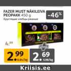 Allahindlus - FAZER MUST NÄKILEIVA PEOPAKK 450 G