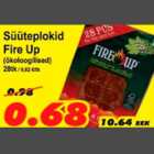 Allahindlus - Süüteplokid Fire Up,ökoloogilised