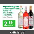 Hispaania valge vein
Luciente Semi Sweet 0,75 L