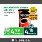 Allahindlus - Nescafe Classic lahustuv
kohv 250 g 