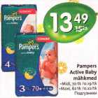 Mähkmed - Pampers Active Ваbу mähkmеd .Midi,70 tk /0.19/tk
.Maxi, 62 tk /0.22/tk 