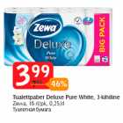 Allahindlus - Tualettpaber Deluxe Pure White, 3-kihiline