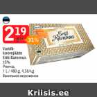 Allahindlus - Vanilli-
koorejäätis
Eriti Rammus
15%
Premia