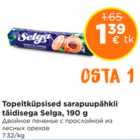 Allahindlus - Topeltküpsised sarapuupähkli täidisegs Selga, 190 g