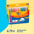 Viltpliiatsid BIC
Kids, 18 tk