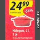 Malmpott, 4 l, 1 tk