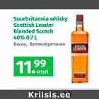 Suurbritannia whisky Scottish Leader Blended Scotch