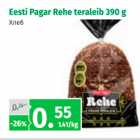 Allahindlus - Eesti Pagar Rehe teraleib 390 g