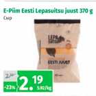 Allahindlus - E-Piim Eesti Lepasuitsu juust 370 g