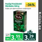 Allahindlus - Paulig Presidentti filtrikohv 500 g