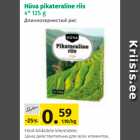 Allahindlus - Hüva pikateraline riis 4*125 g