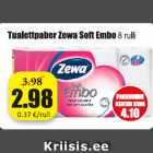 Allahindlus - Tualettpaber Zewa Soft Embo 