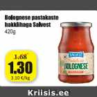 Bolognese pastakaste hakkihaga Salvest 420 g