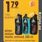 Allahindlus - Adidas dušigeel meeste, erinevad, 250 ml