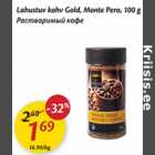 Allahindlus - Lahustuv kohv Gold, Monte Pero, 100 g