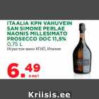 Allahindlus - ITAALIA KPN VAHUVEIN
SAN SIMONE PERLAE
NAONIS MILLESIMATO
PROSECCO DOC 