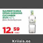 Allahindlus - SUURBRITANNIA
DŽINN GORDONS
CUCUMBER