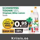 Allahindlus - SCHWEPPES
TOONIK 1,5 L