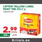 Allahindlus - LIPTON YELLOW LABEL
MUST TEE