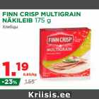 Allahindlus - FINN CRISP MULTIGRAIN
NÄKILEIB 175 g